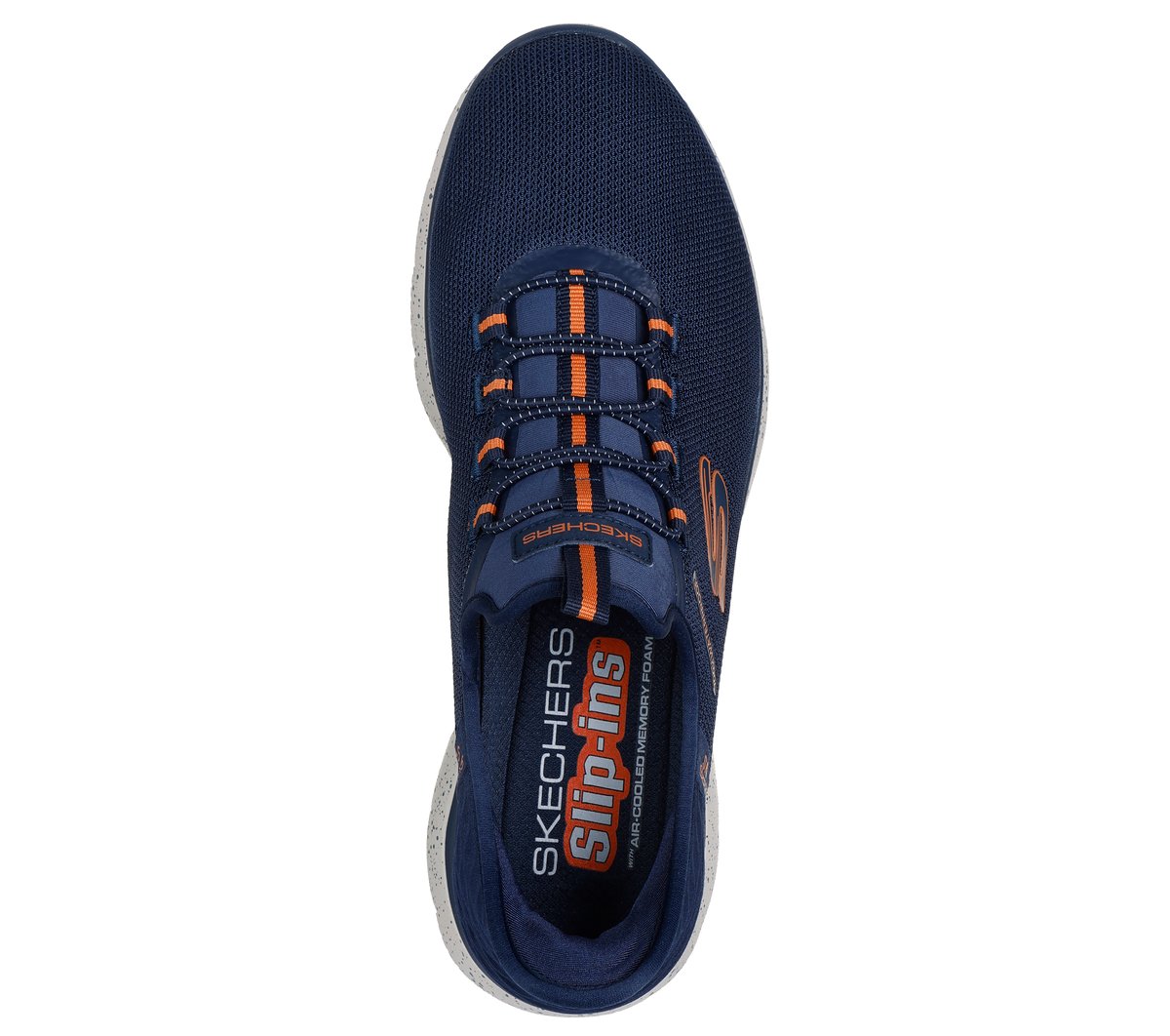 Skechers Slip-ins Waterproof: Summits - Corbos — NAVY / ORANGE
