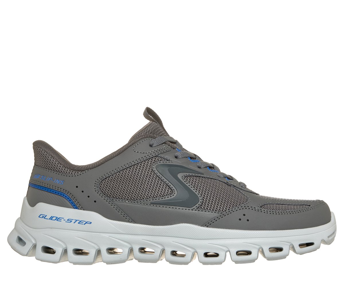 Skechers Slip-ins: Glide-Step - Walston — GRAY / BLUE