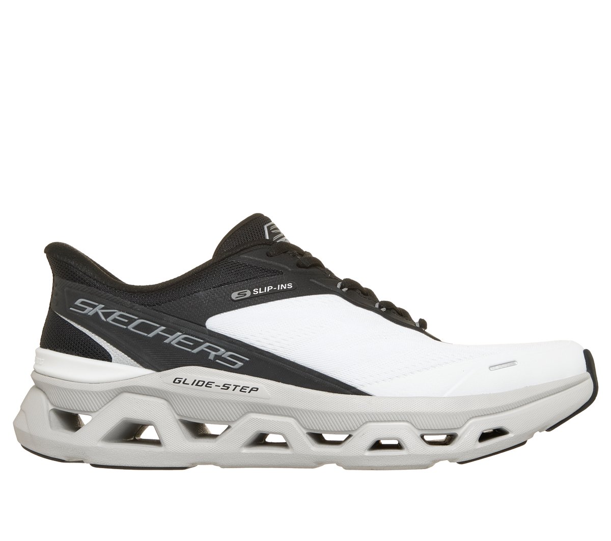 Skechers Slip-ins: Glide-Step Altus - Revose — WHITE / BLACK