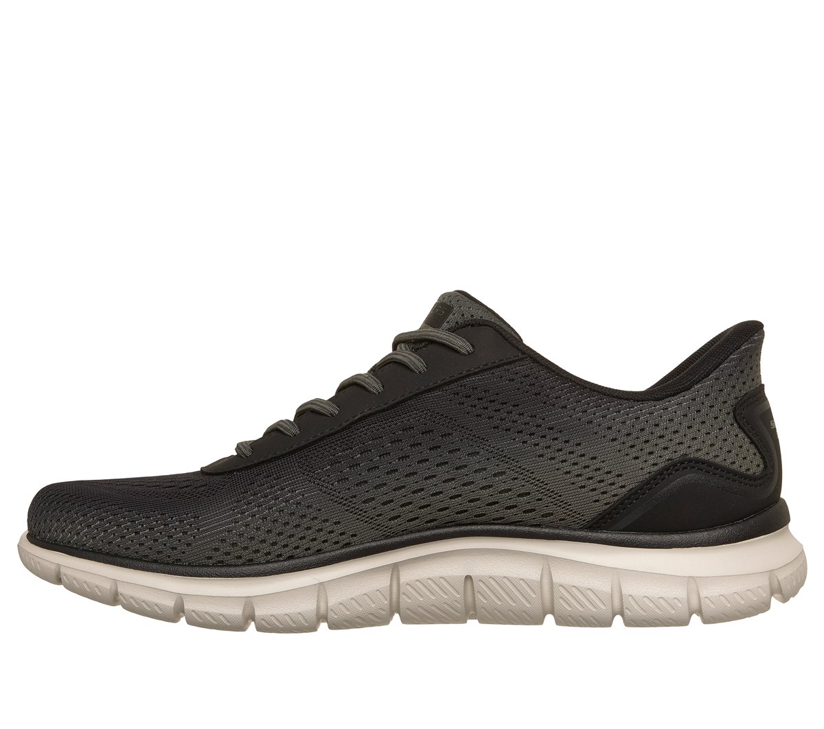 Skechers Slip-ins: Track - Revno — OLIVE / BLACK