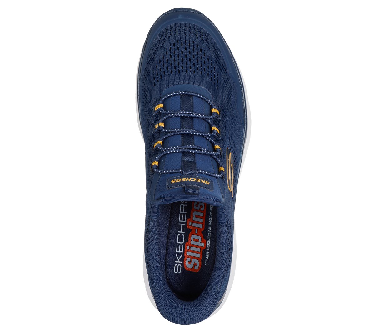 Skechers Slip-ins: Summits - Top Rate — NAVY / YELLOW