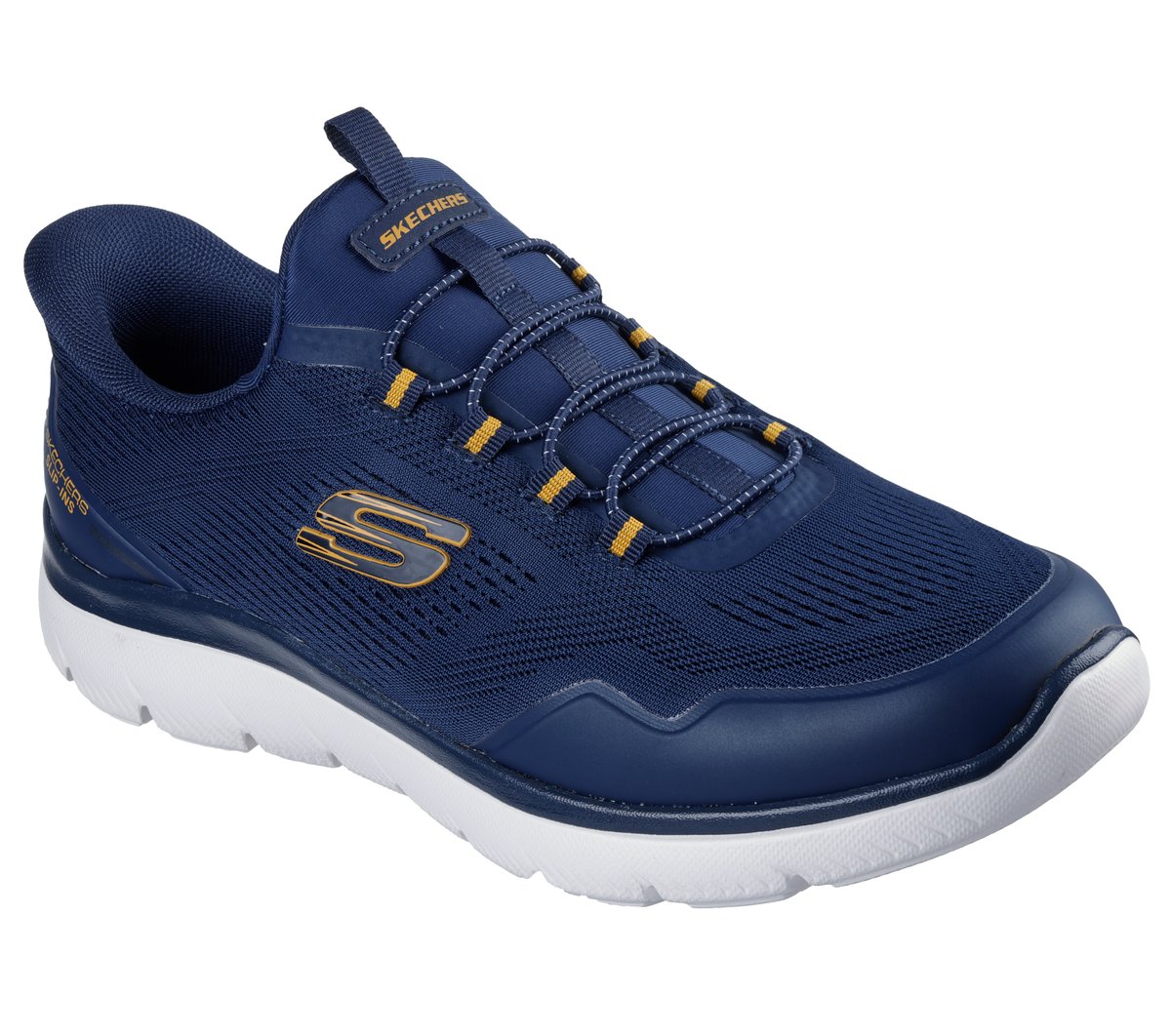Skechers Slip-ins: Summits - Top Rate — NAVY / YELLOW