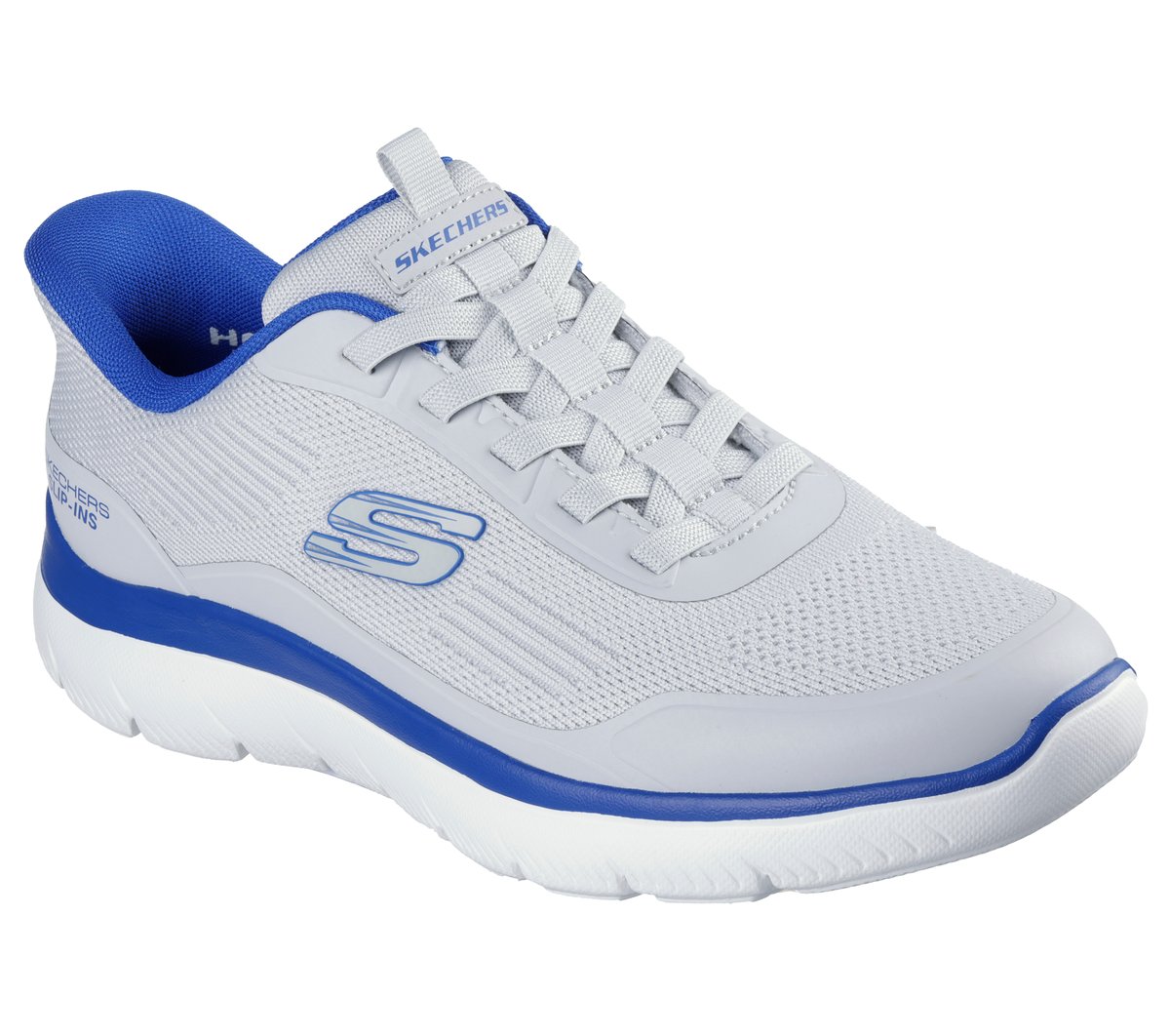 Skechers Slip-ins: Summits - Leyter — GRAY / BLUE