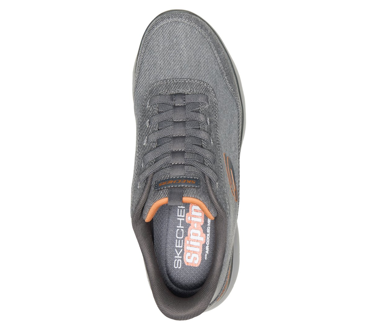 Skechers Slip-ins: Summits - Strux — CHARCOAL / ORANGE
