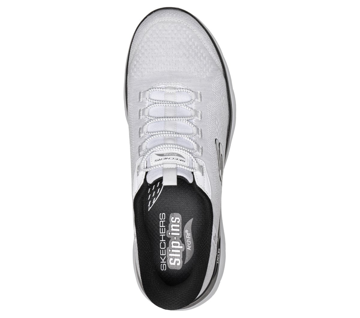 Skechers Slip-ins: Arch Fit Summits - Vorken — WHITE / BLACK
