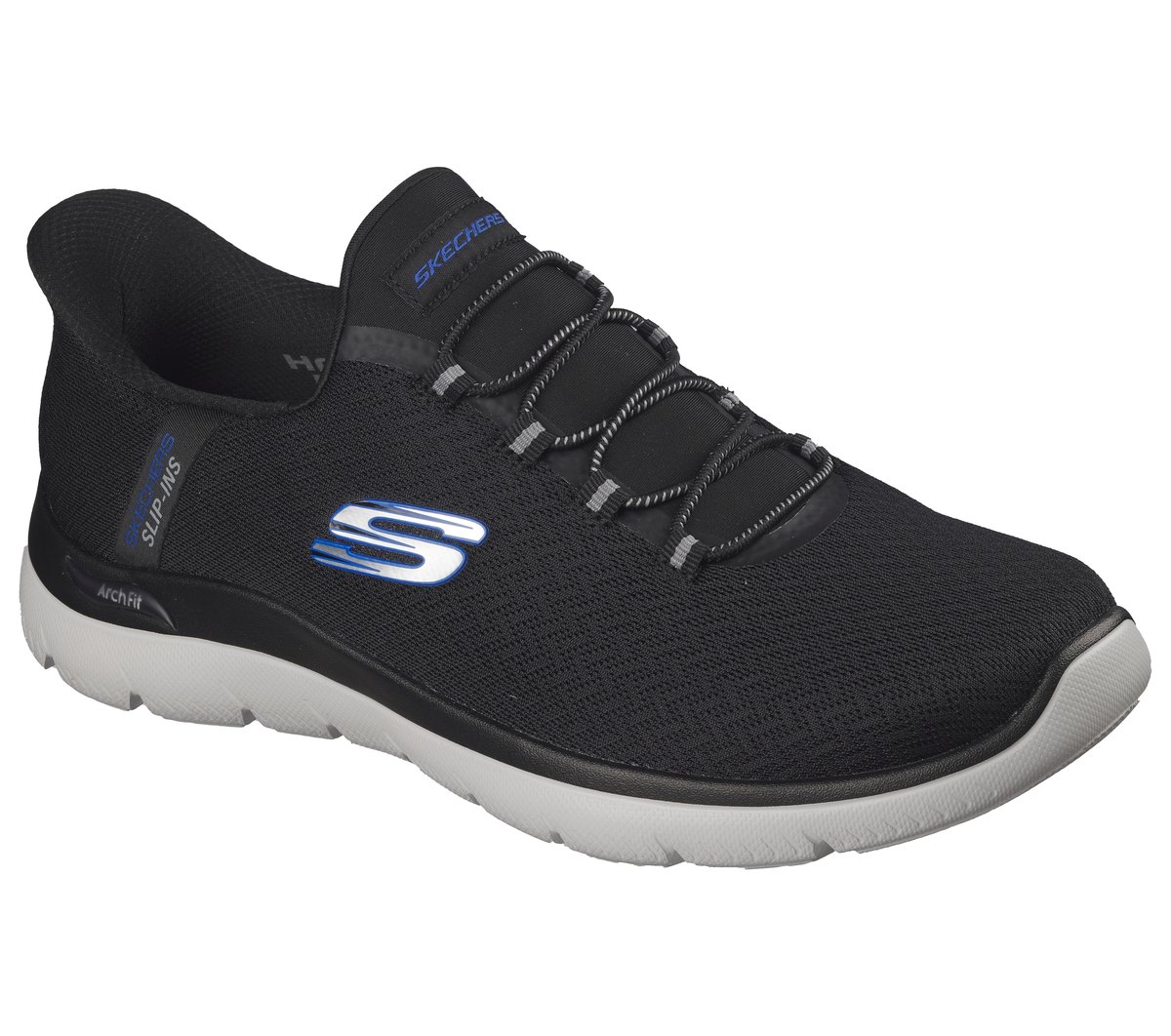 Skechers Slip-ins: Arch Fit Summits - Kynor — BLACK / BLUE