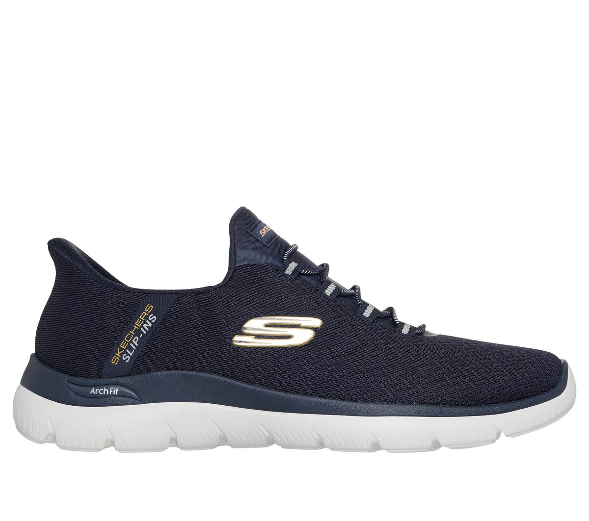 Skechers Slip-ins: Arch Fit Summits - Kynor — NAVY / YELLOW