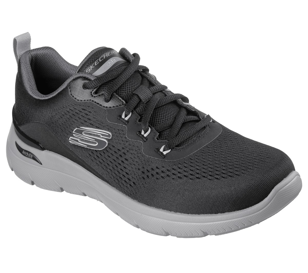 Arch Fit Summits - Kravel — BLACK / CHARCOAL