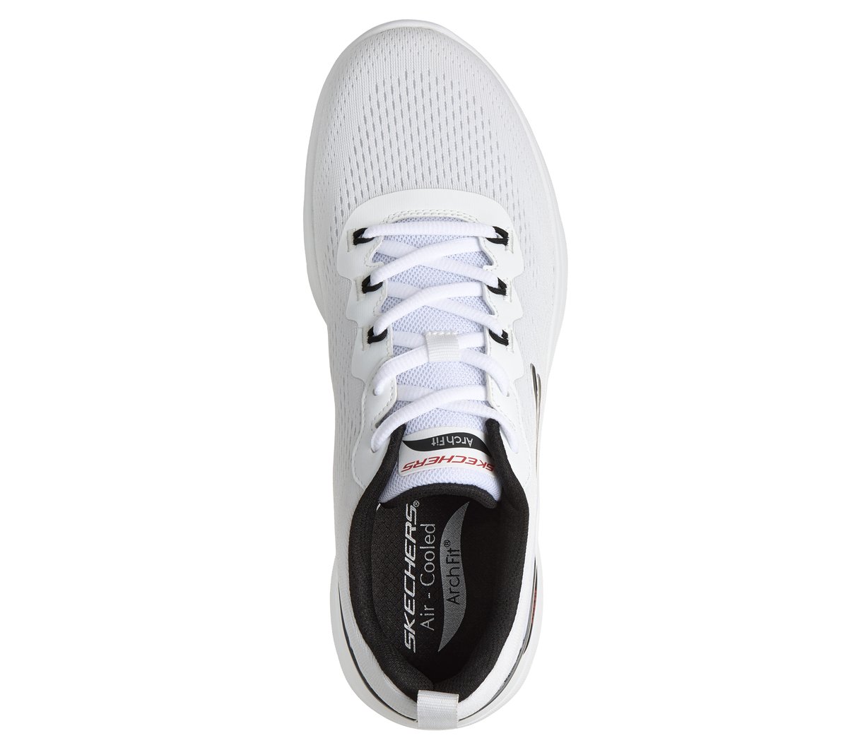 Arch Fit Summits - Kravel — WHT / BLACK / RED