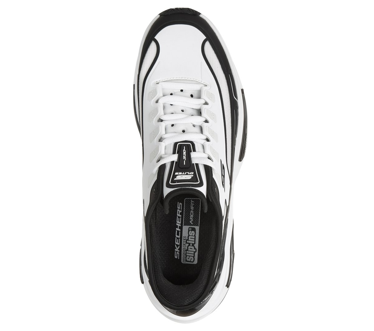 Skechers Slip-ins: Arch Fit D'Lites 330 — WHITE / BLACK