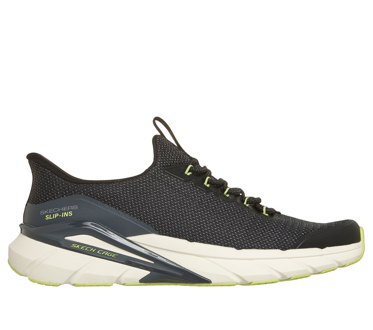 Skechers Slip-ins: Skech Cage - Covra — BLACK / LIME