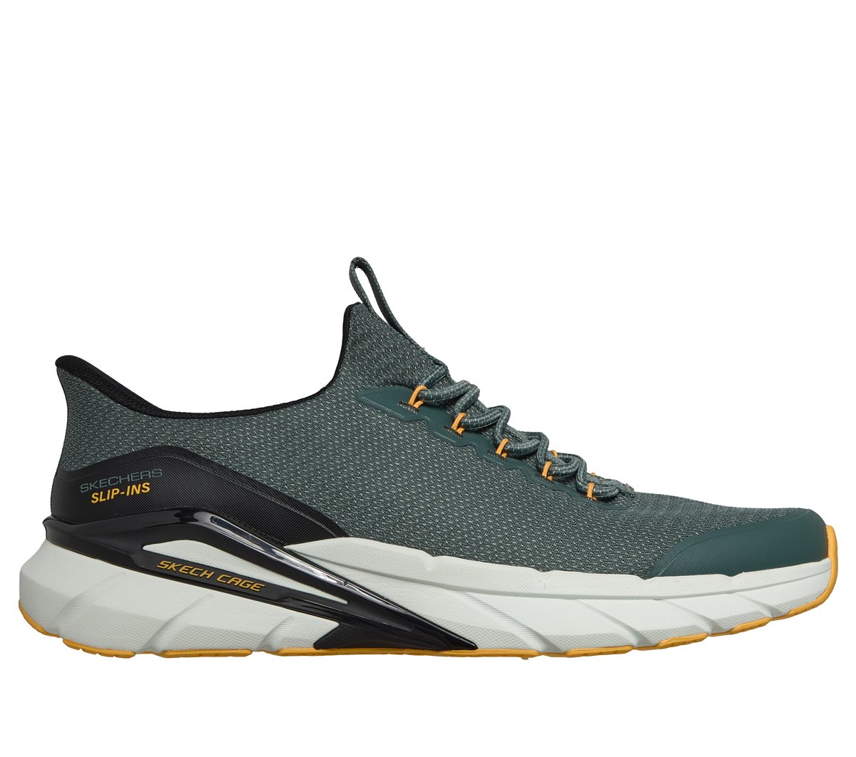 Skechers Slip-ins: Skech Cage - Covra — GRAY / YELLOW