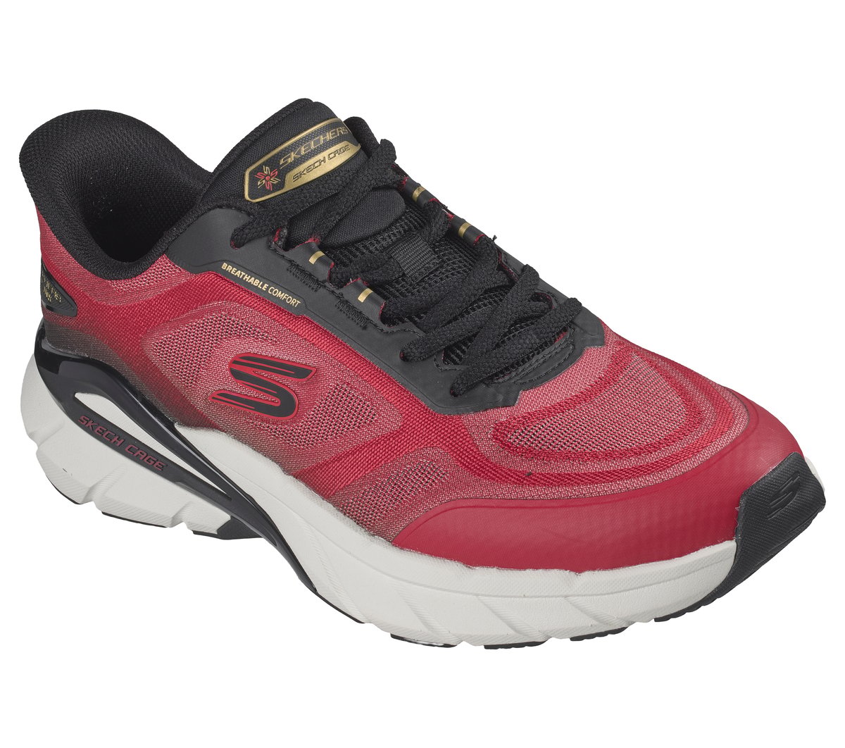 Skechers Slip-ins: Skech Cage — RED / BLACK