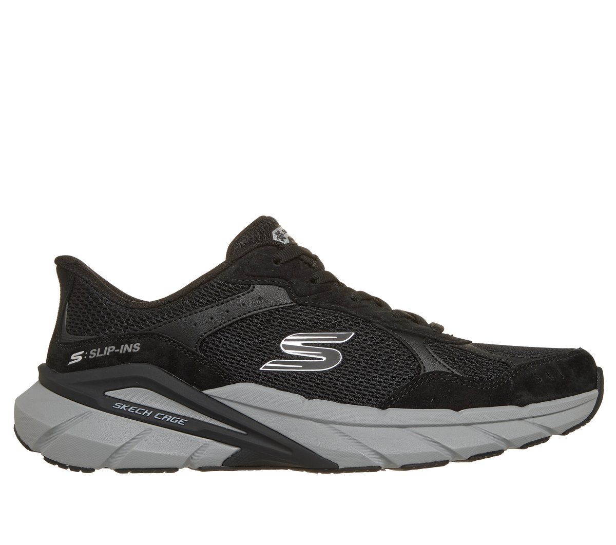 Skechers Slip-ins: Skech Cage - Lexon — BLACK / CHARCOAL