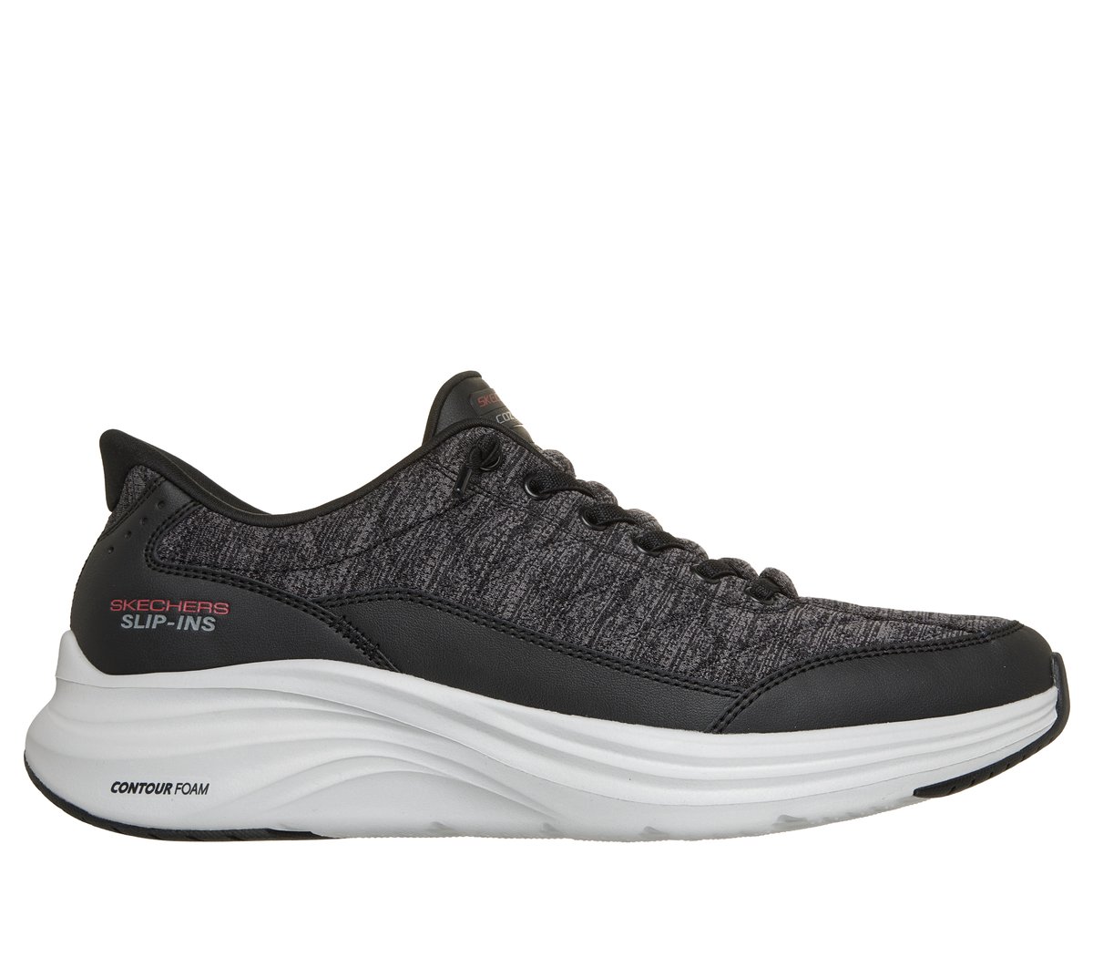 Skechers Slip-ins: Contour Foam - Cozy Fit Copost — BLACK