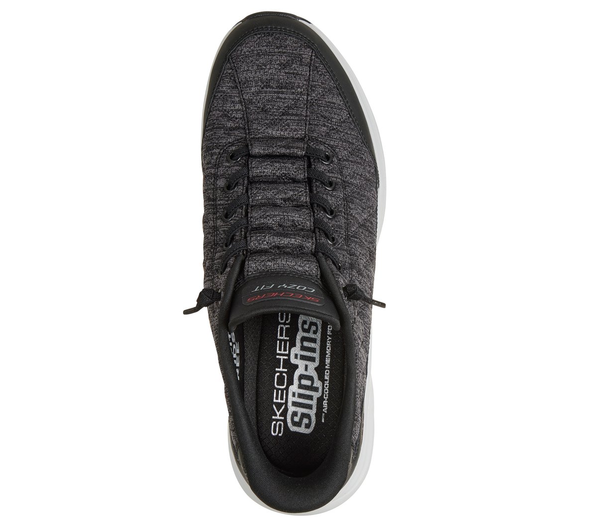 Skechers Slip-ins: Contour Foam - Cozy Fit Copost — BLACK