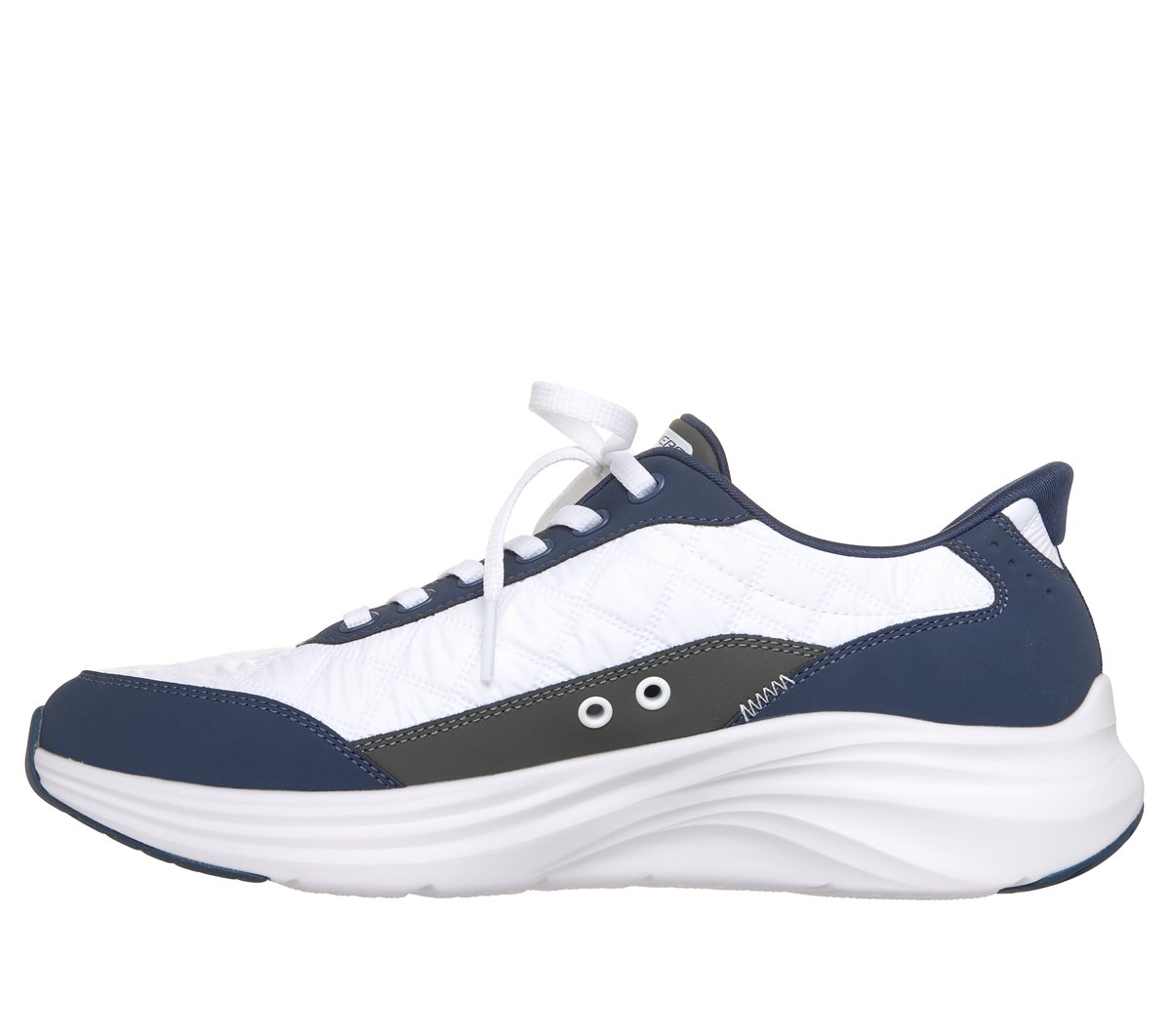 Skechers Slip-ins: Contour Foam - Cozy Fit Kiroh — WHITE / NAVY