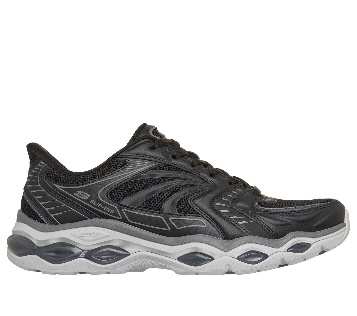 Skechers Slip-ins: Skech-Gel — BLACK / GRAY