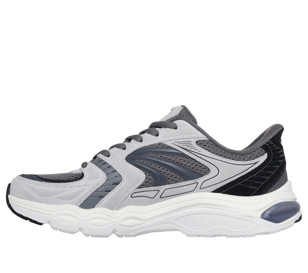 Skechers Slip-ins: Skech-Gel — GRAY / CHARCOAL