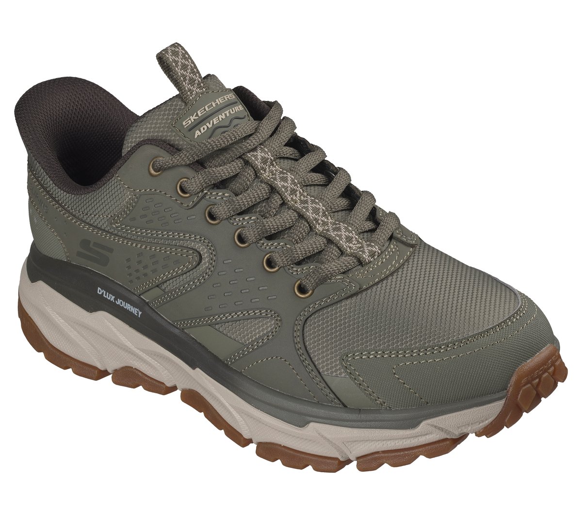 Skechers Slip-ins Relaxed Fit: D'Lux Journey - Sand Point Creek — OLIVE