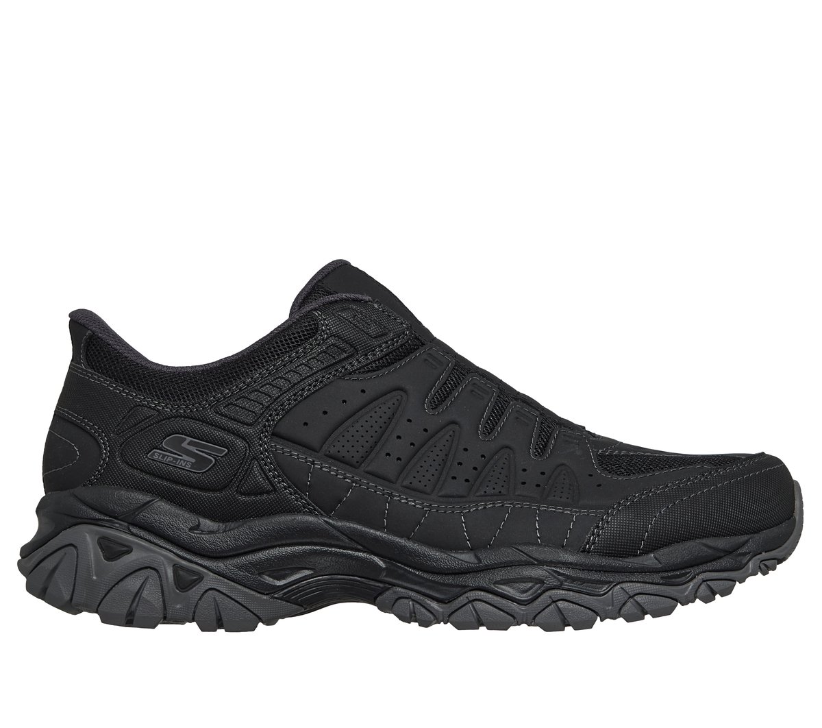 Skechers Slip-ins: After Burn M. Fit - After Ridge — BLACK