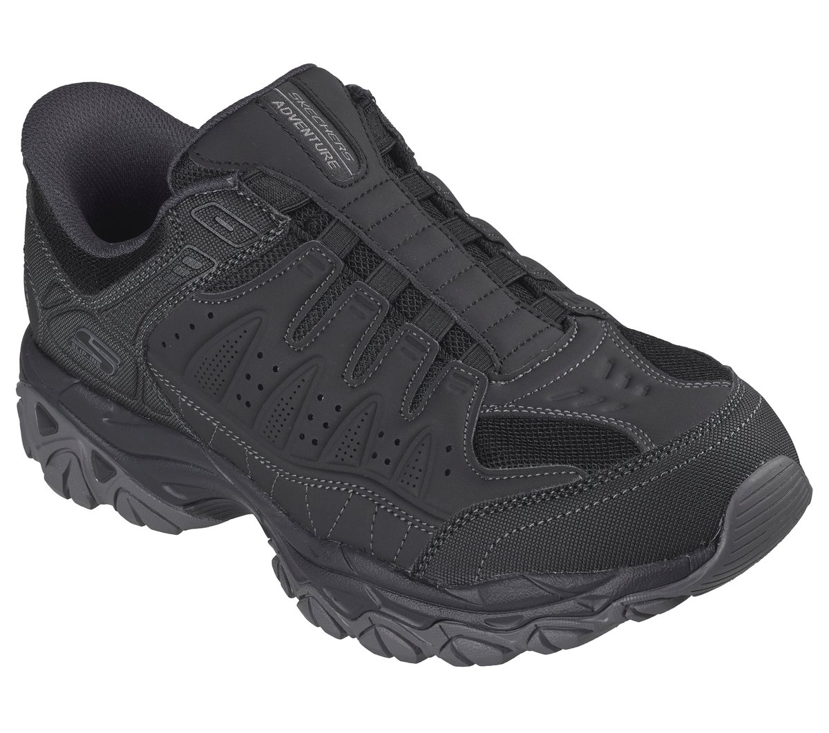 Skechers Slip-ins: After Burn M. Fit - After Ridge — BLACK