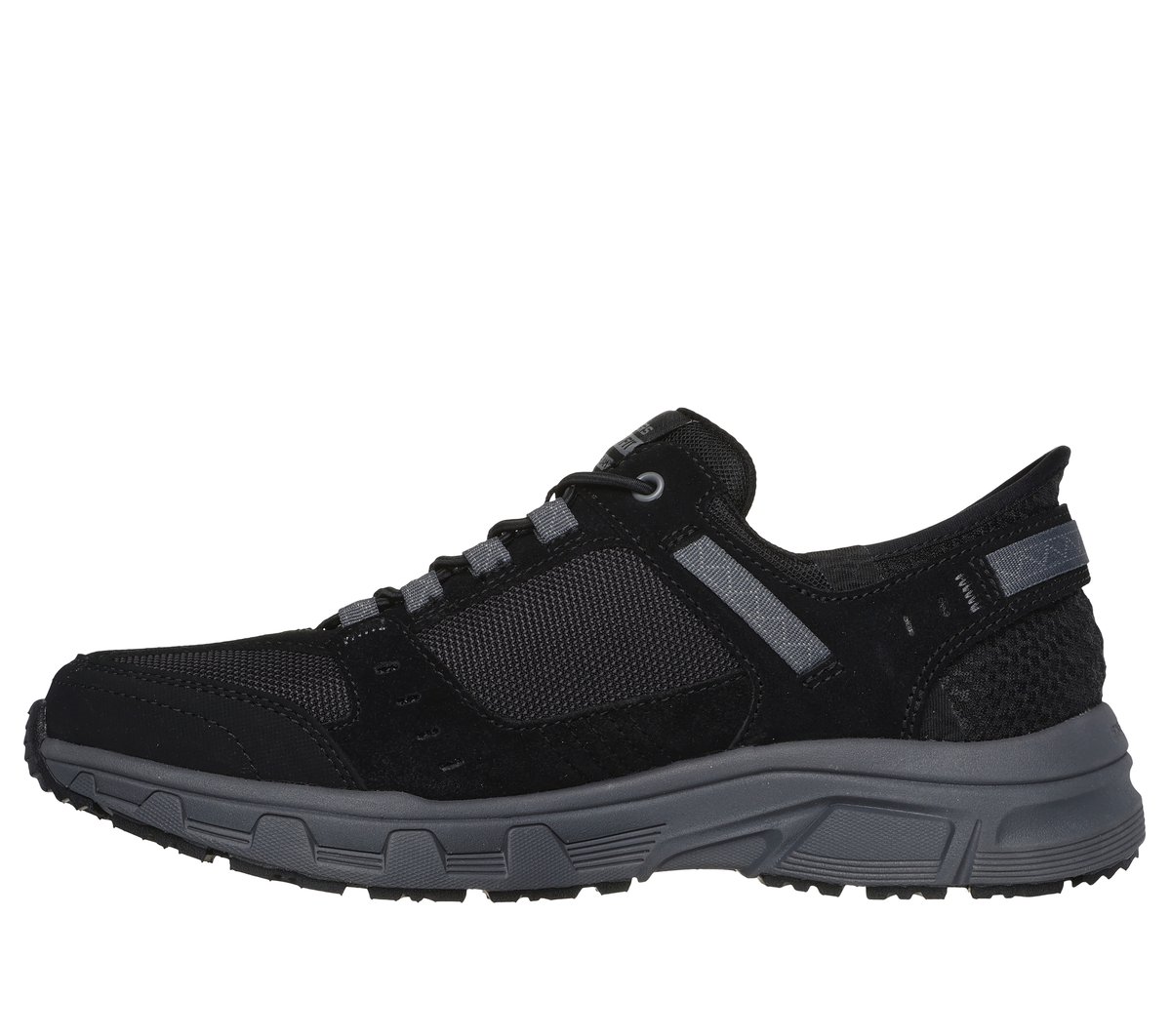 Skechers Slip-ins Relaxed Fit: Oak Canyon — BLACK / CHARCOAL