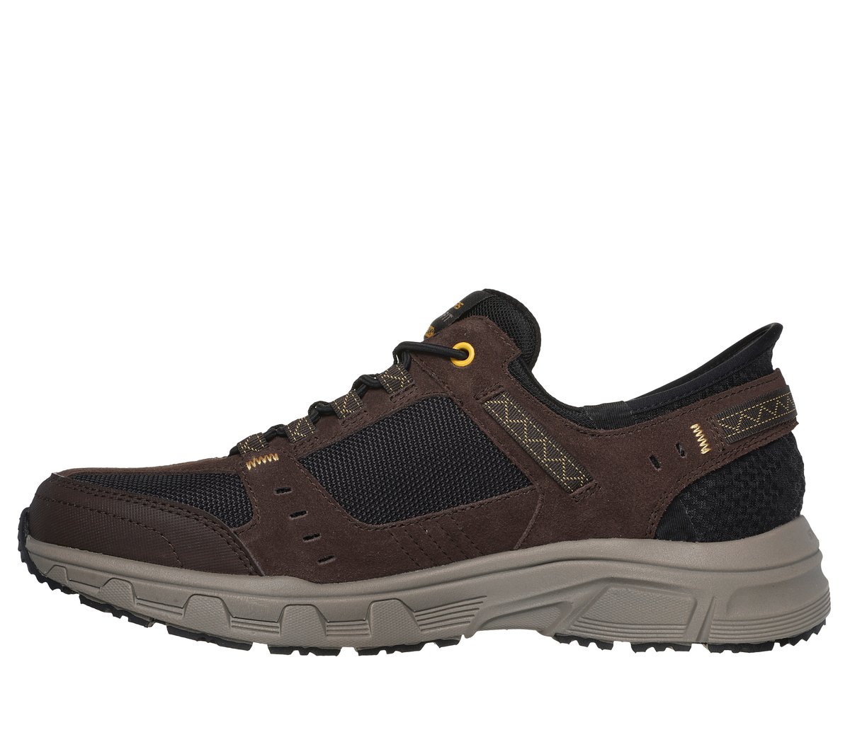 Skechers Slip-ins Relaxed Fit: Oak Canyon — BROWN / BLACK
