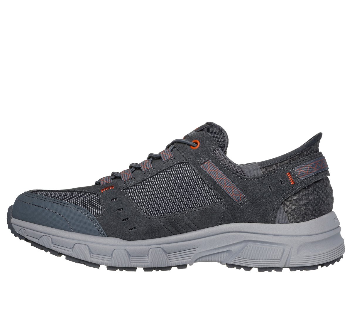 Skechers Slip-ins Relaxed Fit: Oak Canyon — GRAY / ORANGE