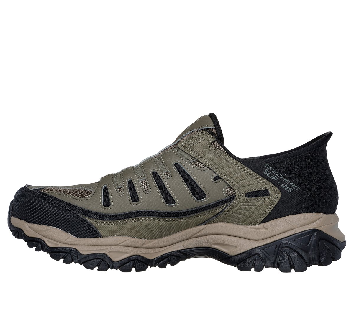 Skechers Slip-ins: After Burn M. Fit - Ridgeburn — PEBBLE