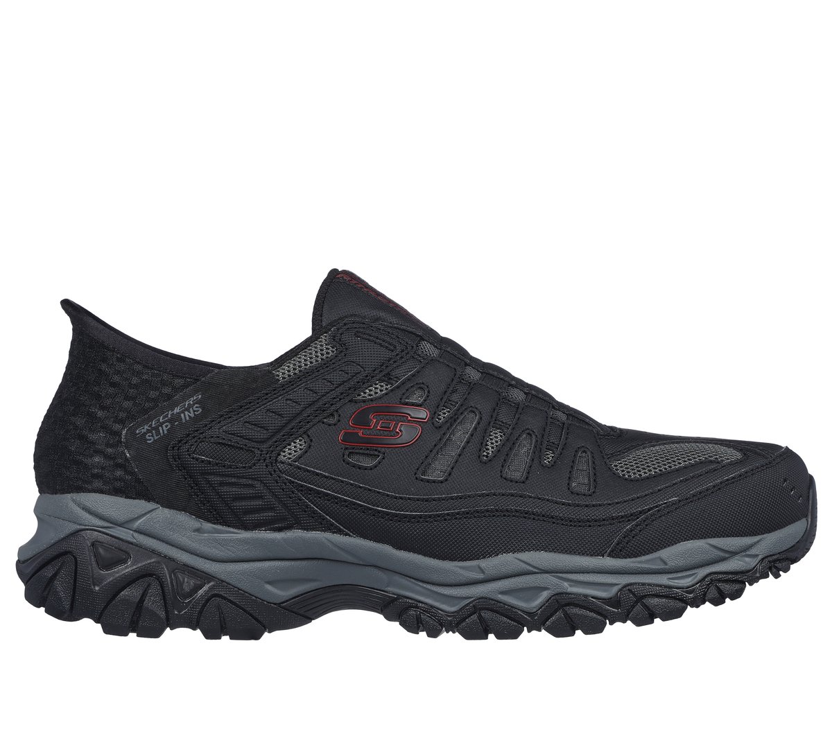 Skechers Slip-ins: After Burn M. Fit - Ridgeburn — BLACK / CHARCOAL
