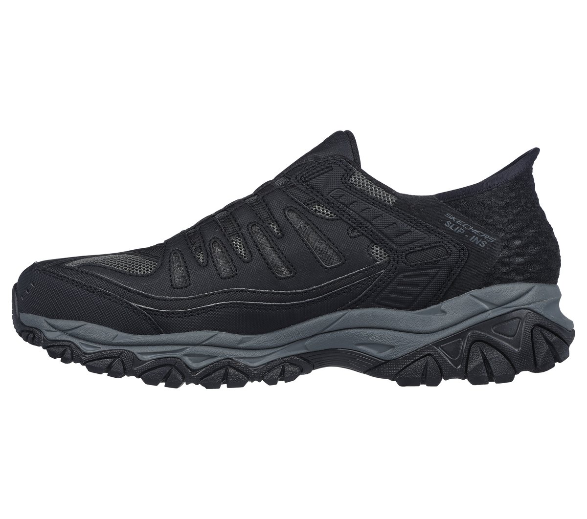 Skechers Slip-ins: After Burn M. Fit - Ridgeburn — BLACK / CHARCOAL
