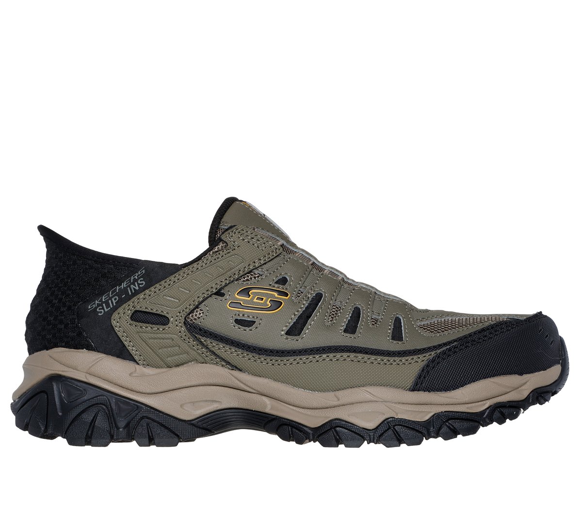 Skechers Slip-ins: After Burn M. Fit - Ridgeburn — PEBBLE