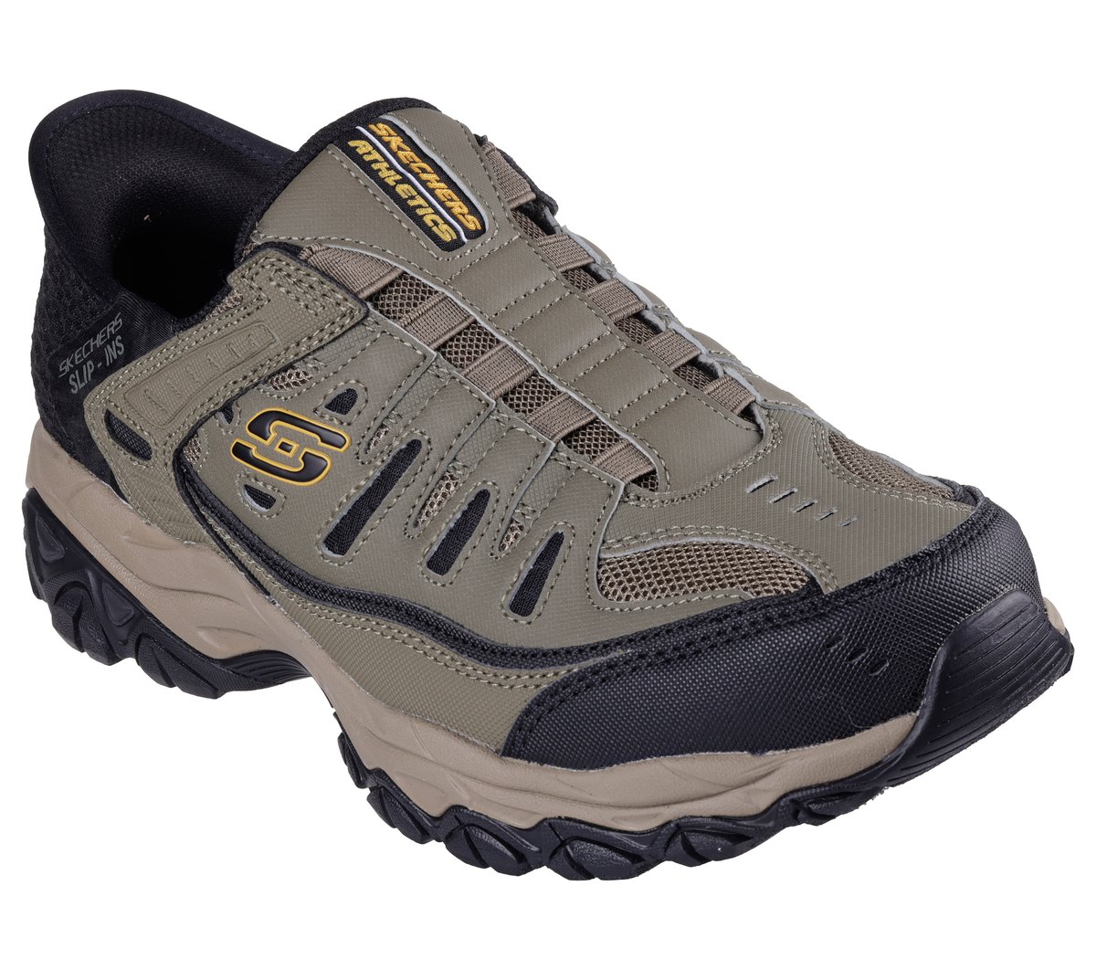 Skechers Slip-ins: After Burn M. Fit - Ridgeburn — PEBBLE