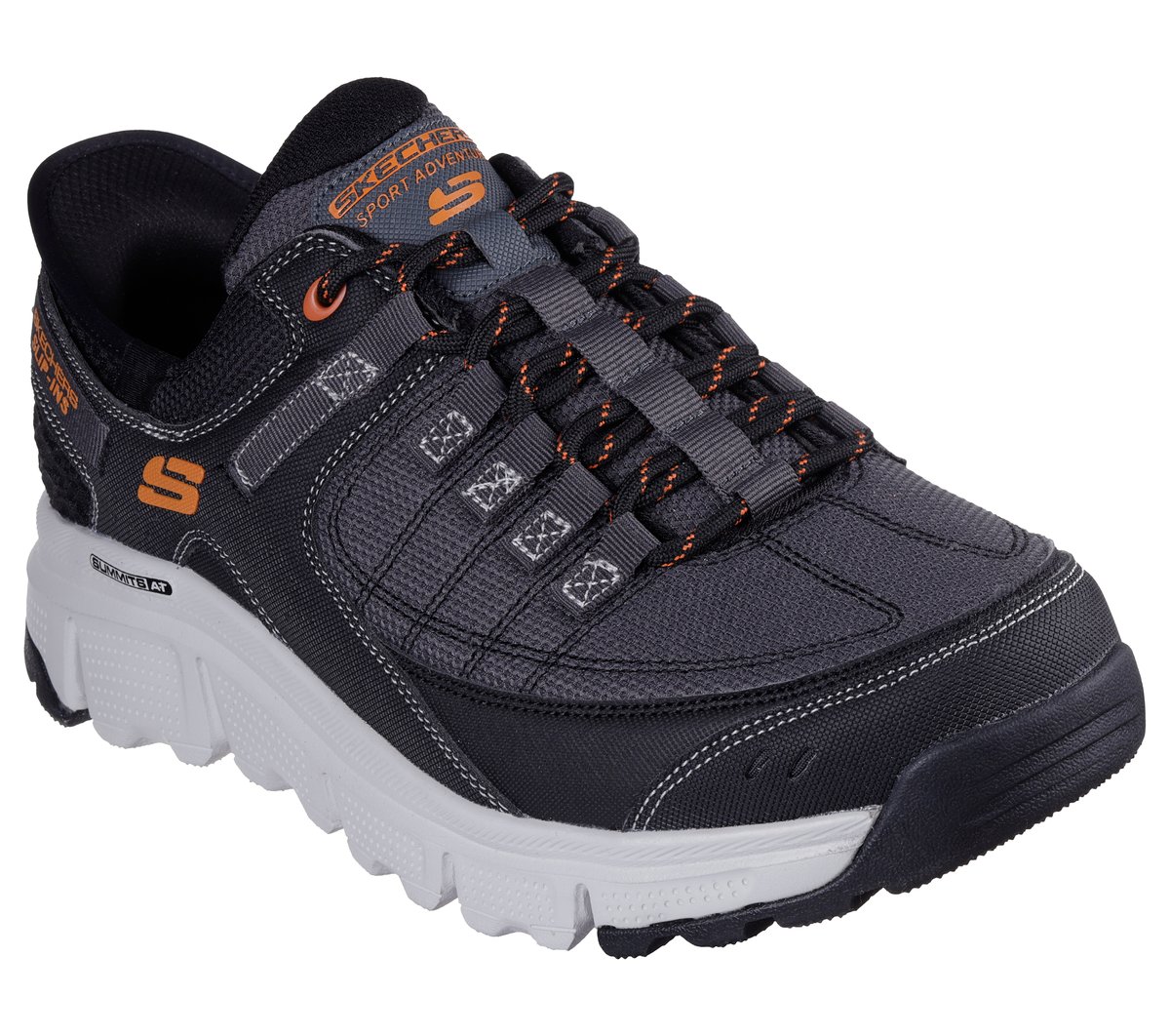 Skechers Slip-ins: Summits All-Terrain — GRAY / ORANGE
