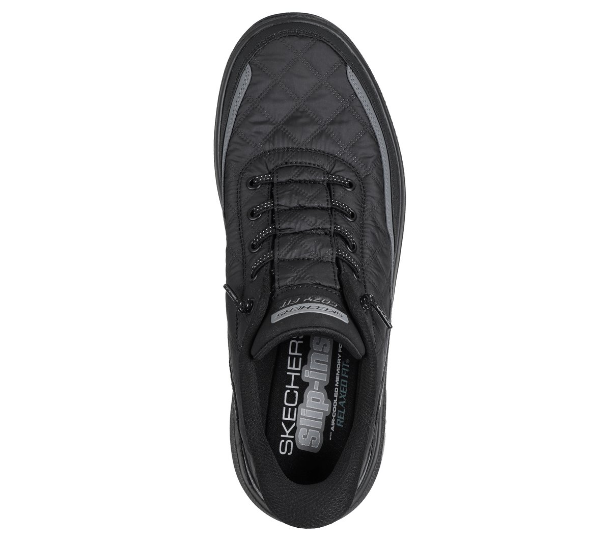 Skechers Slip-ins Relaxed Fit: Urban Explore - Cozy Fit — BLACK / CHARCOAL