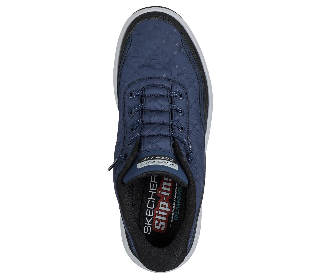Skechers Slip-ins Relaxed Fit: Urban Explore - Cozy Fit — NAVY / BLACK