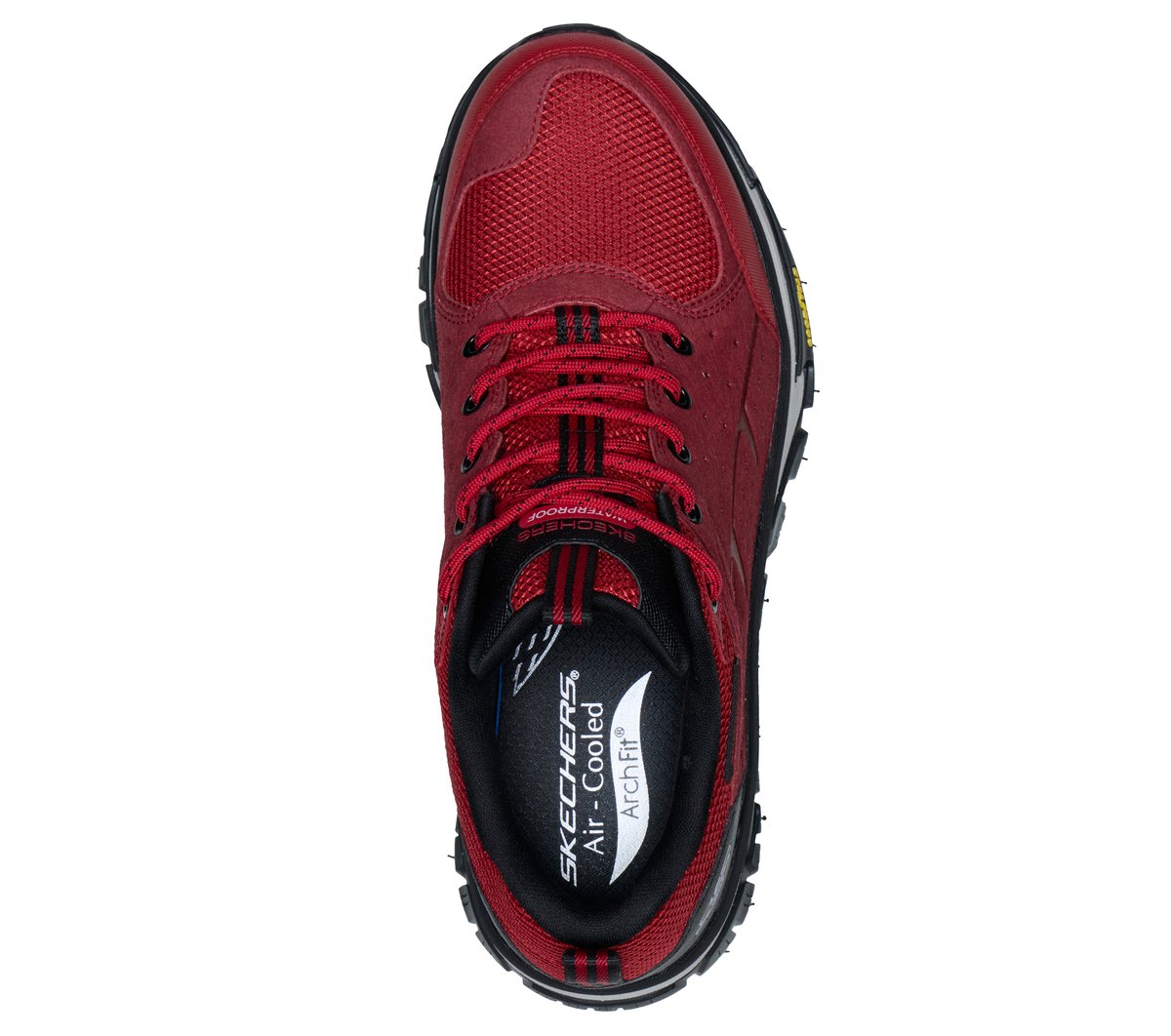 Waterproof: Arch Fit Road Walker - Vernal — RED / BLACK