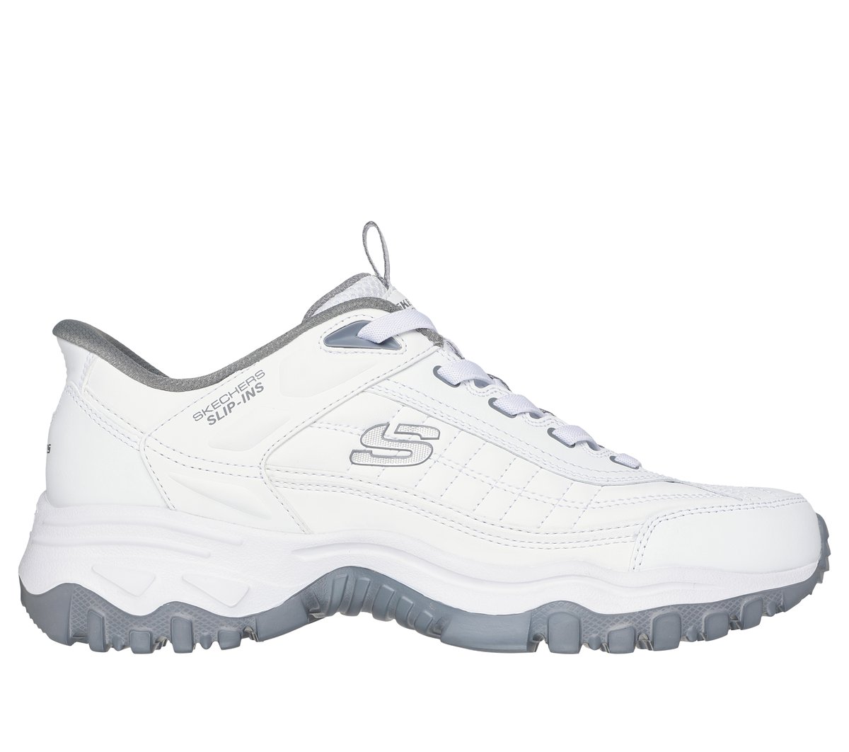 Skechers Slip-ins: E'Lite Afterburn - Grill Corporal — WHITE / GRAY