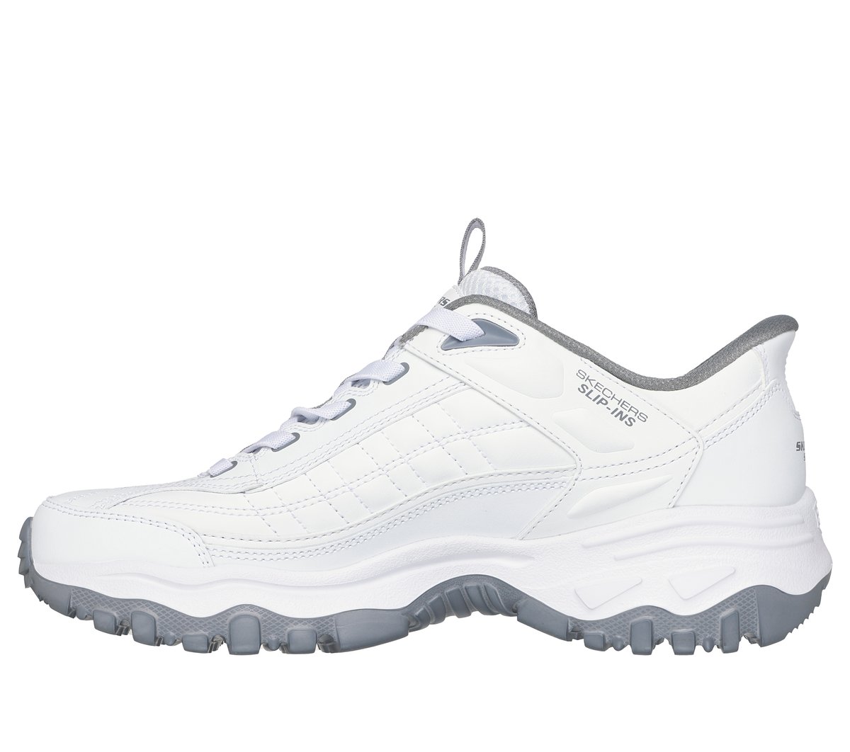Skechers Slip-ins: E'Lite Afterburn - Grill Corporal — WHITE / GRAY