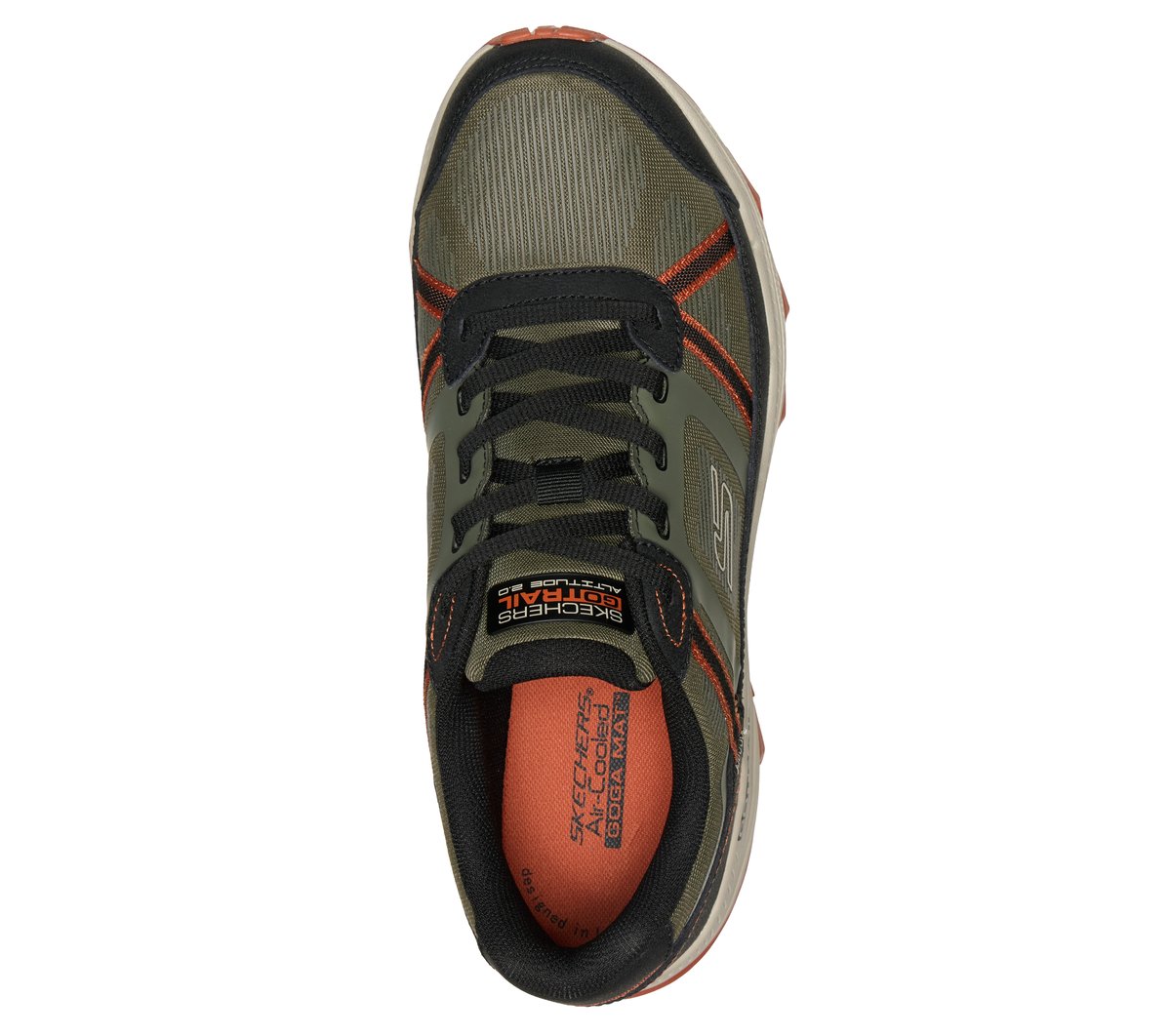GO RUN Trail Altitude 2.0 - Altaridge — OLIVE / ORANGE