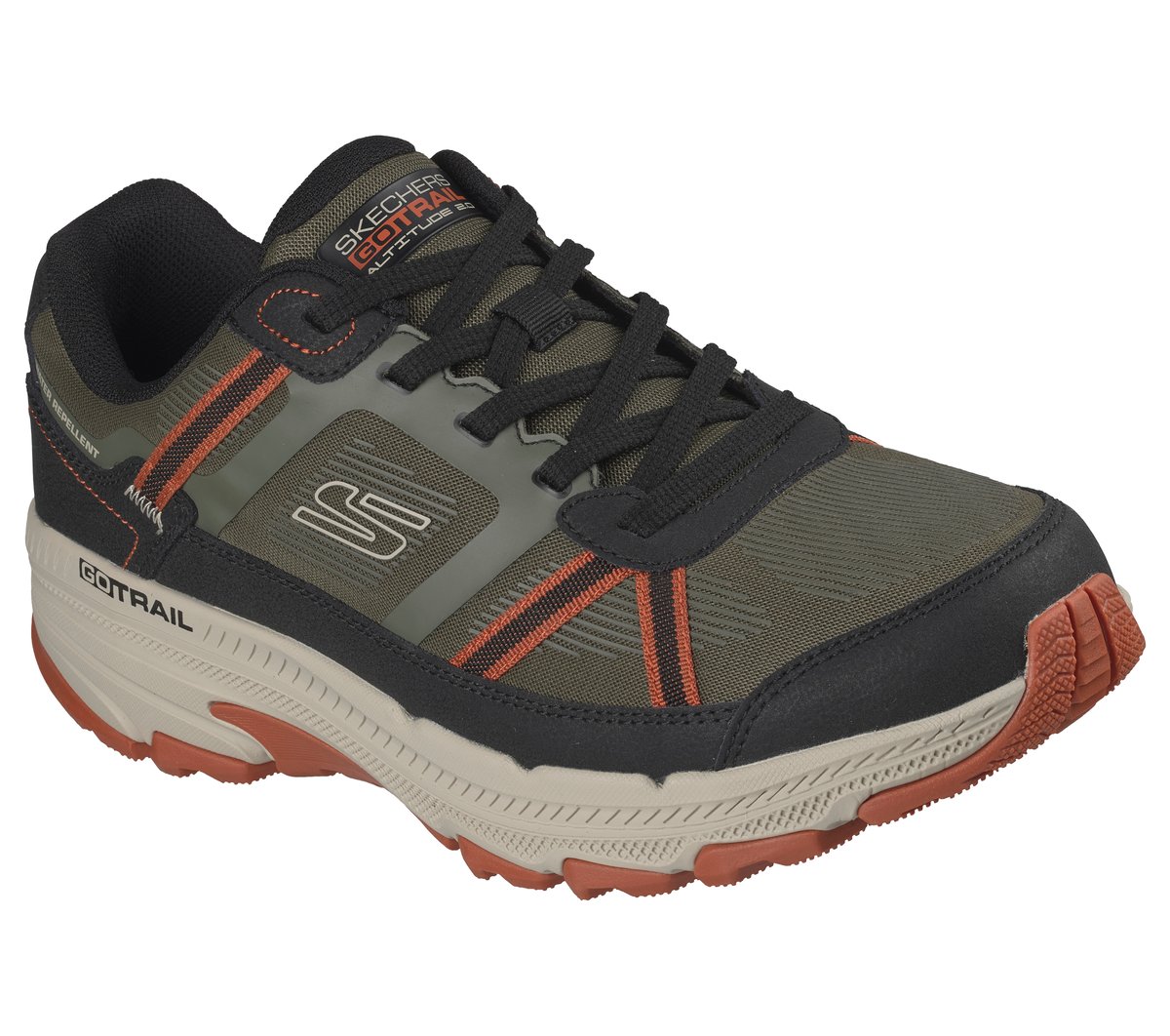 GO RUN Trail Altitude 2.0 - Altaridge — OLIVE / ORANGE