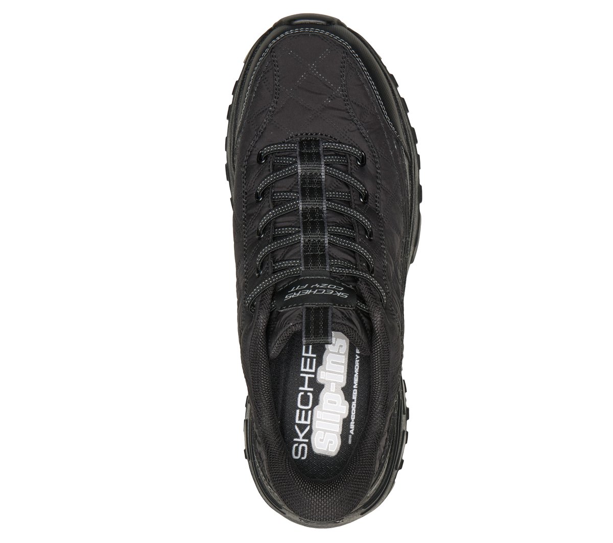 Skechers Slip-ins: E'Lite Afterburn - Cozy Fit Markleeville — BLACK