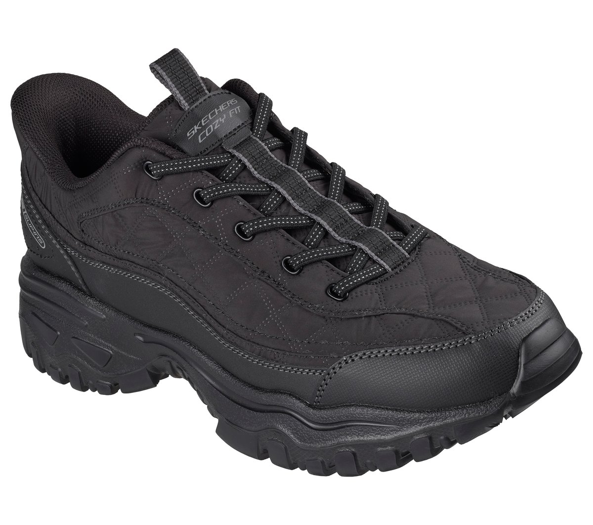 Skechers Slip-ins: E'Lite Afterburn - Cozy Fit Markleeville — BLACK