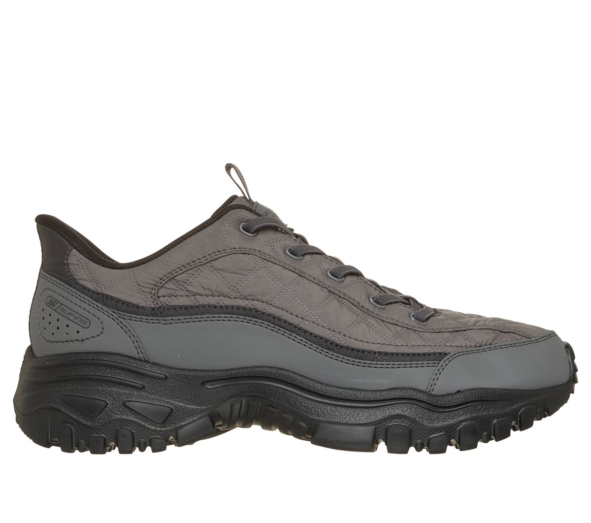 Skechers Slip-ins: E'Lite Afterburn - Cozy Fit Markleeville — CHARCOAL/BLACK