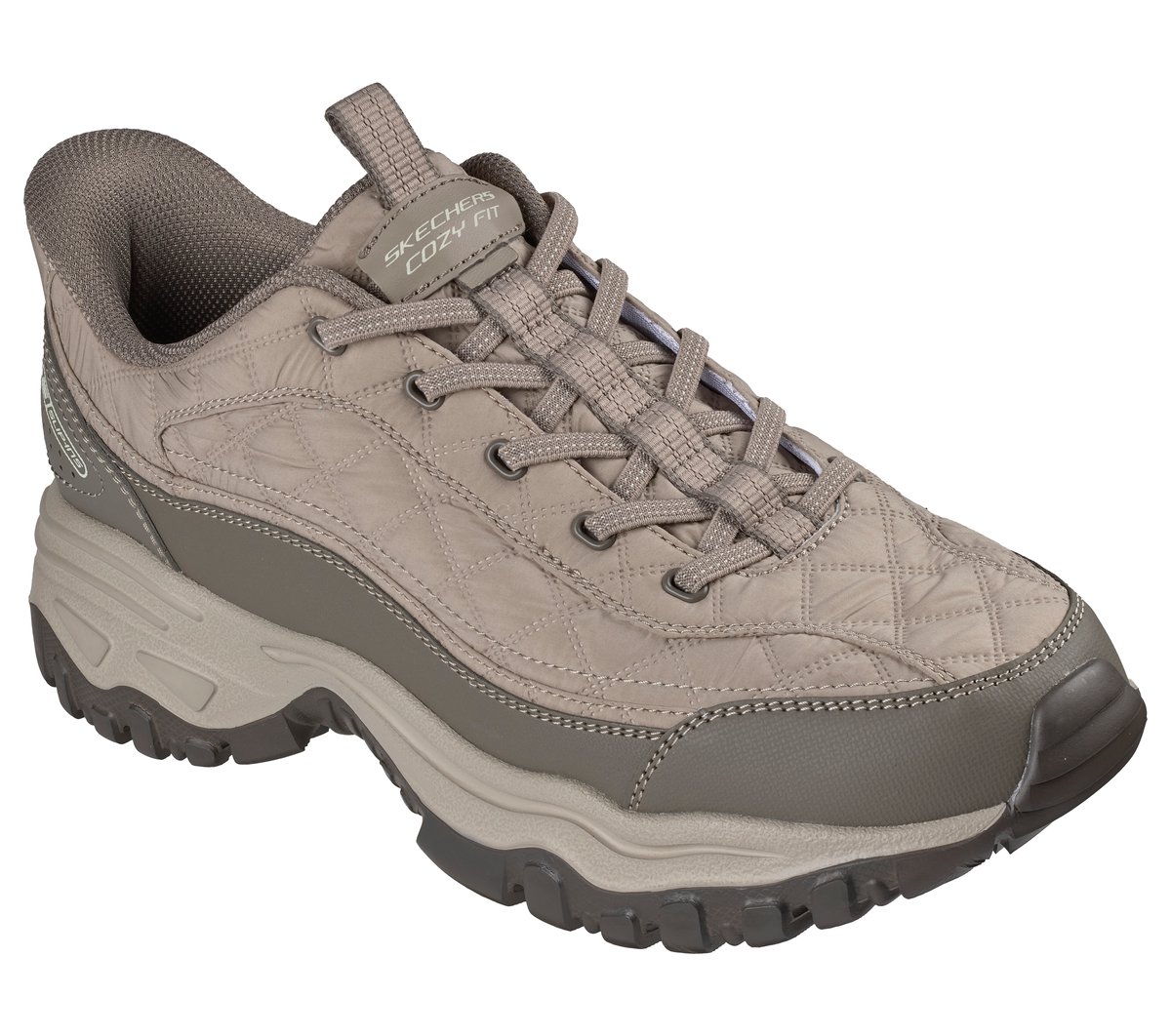 Skechers Slip-ins: E'Lite Afterburn - Cozy Fit Markleeville — TAUPE