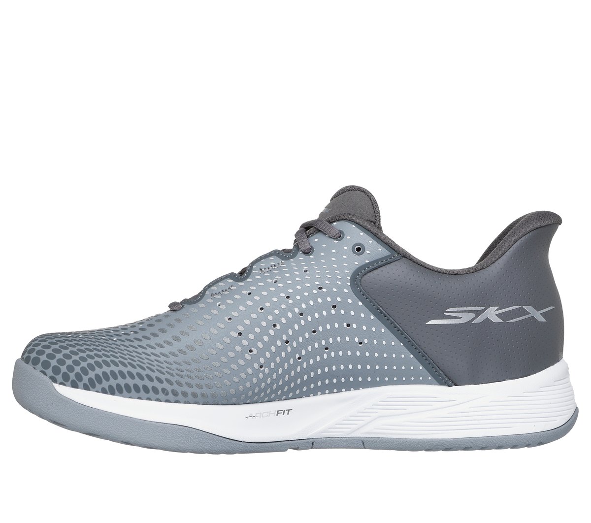 Skechers Slip-ins Relaxed Fit: Viper Court Reload — GRAY / CHARCOAL