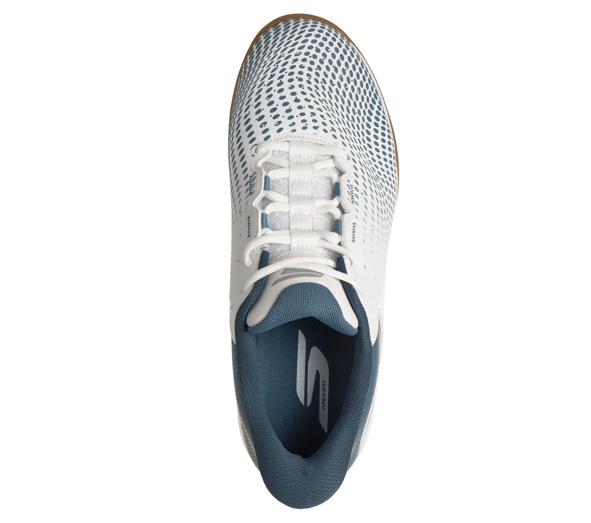 Skechers Slip-ins Relaxed Fit: Viper Court Reload — WHITE / LIGHT BLUE