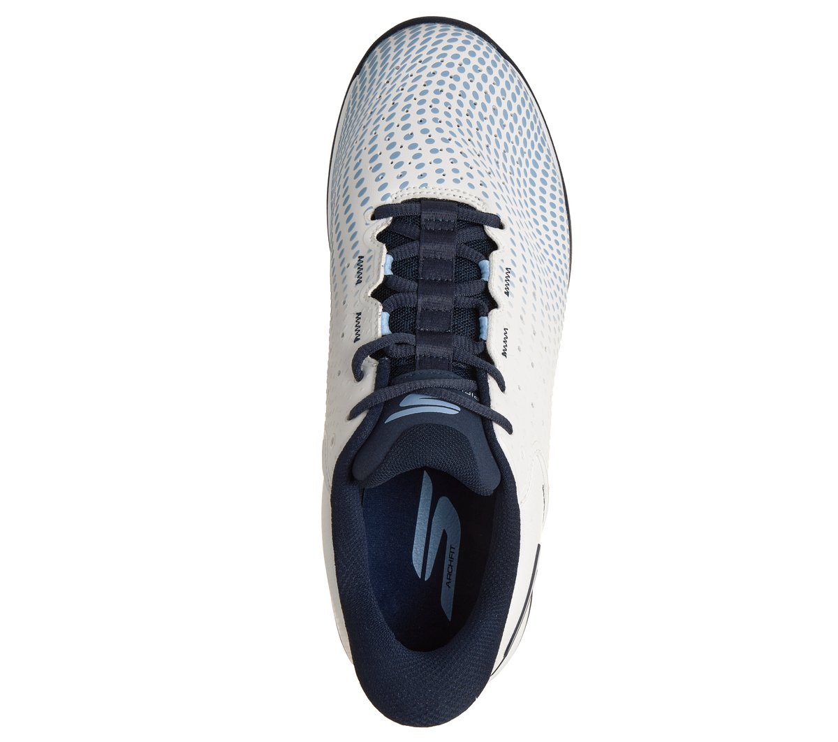 Skechers Slip-ins Relaxed Fit: Viper Court Reload — WHITE / NAVY / LIGHT BLUE