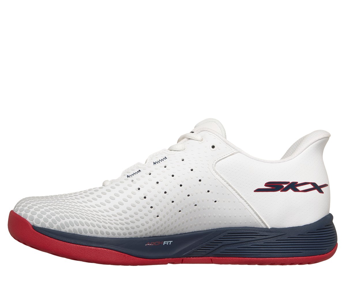 Skechers Slip-ins Relaxed Fit: Viper Court Reload — WHITE / NAVY